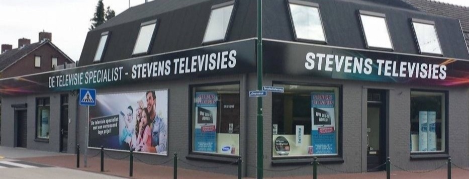 buitenkant pand Stevens Televisies